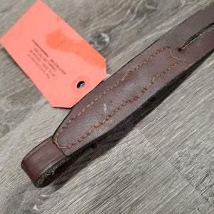 Leather Running Martingale Attachment, Buckle end *vgc, clean, scraped edges