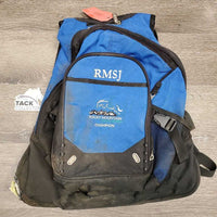 Backpack "RMSJ Champion" *fair, v.dirt, stains, v.holey edges
