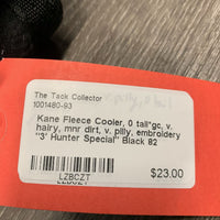 Fleece Cooler, 0 tail*gc, v. hairy, mnr dirt, v. pilly, embroidery "3' Hunter Special"