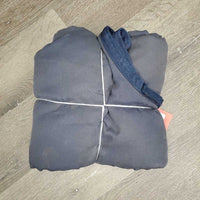 Fleece Lined Keyhole Quarter Sheet *gc, 0 wpf, faded, hair, mnr dirt, threads, ststains
