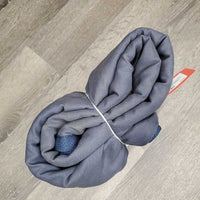Fleece Lined Keyhole Quarter Sheet *gc, 0 wpf, faded, hair, mnr dirt, threads, stains
