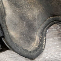 Hind Boots, tabs *gc/fair, v.dirty, scraped, curled edges, faded, 1 squished, stretched elastic
