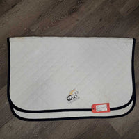 Quilt Baby Saddle Pad *gc, mnr stains, embroidered, threads, mnr hair, mnr dirt
