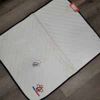 Quilt Baby Saddle Pad *gc, mnr stains, embroidered, threads, mnr hair, mnr dirt
