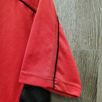 SS Polo Shirt, 1/4 Button Up *vgc, mnr stain?dirt
