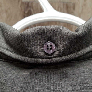 SS Polo Shirt, 1/4 Button Up *vgc, mnr hair, snags, dents & loose threads