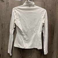 LS Hvy Shirt, 1/4 Zip Up *gc, dingy, older, snags, mnr stains, rubs & pills
