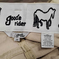 Euroseat Breeches *gc, seam puckers, faded, pulled seat seam, older, hairy