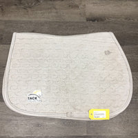 Quilt Jumper Saddle Pad *fair, dingy, pills, cut tabs, clean, mnr hair, rubs, pills, hair, dirt
