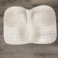 Quilt Jumper Saddle Pad *fair, dingy, pills, cut tabs, clean, mnr hair, rubs, pills, hair, dirt