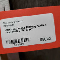 Abstract Horse Painting *xc/like new