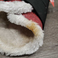 Closed Sparkley Boots, velcro, fleece *gc/vgc, dirty, hairy, stains, clumpy