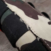 Closed Hind Boots, velcro, fleece *vgc, dirty, hairy, mnr frayed edges
