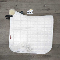 Quilt Fleece Back Dressage Saddle Pad *vgc, v. mnr dirt, stains, pill
