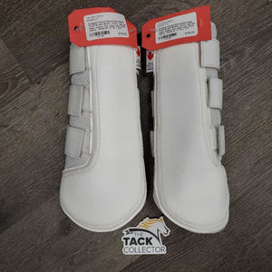 Closed Breathable Mesh Front & Hind Boots, velcro *gc/vgc, clean, stains, mnr edge rubs, hairy velcro