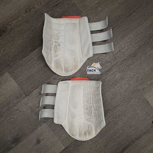 Closed Breathable Mesh Front & Hind Boots, velcro *gc/vgc, clean, stains, mnr edge rubs, hairy velcro