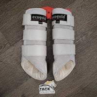 Closed Breathable Mesh Front & Hind Boots, velcro *gc/vgc, clean, stains, mnr edge rubs, hairy velcro