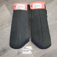 Closed Neoprene Front & Hind Boot, velcro *gc, rip, clean, hairy, faded? rubs, pilly edges, velcro: fluffy & threads
