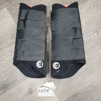 Closed Neoprene Front & Hind Boot, velcro *gc, rip, clean, hairy, faded? rubs, pilly edges, velcro: fluffy & threads