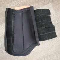 Closed Neoprene Front & Hind Boot, velcro *gc, rip, clean, hairy, faded? rubs, pilly edges, velcro: fluffy & threads