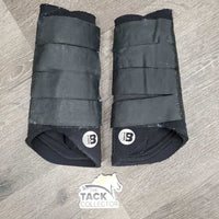 Closed Neoprene Front & Hind Boot, velcro *gc, rip, clean, hairy, faded? rubs, pilly edges, velcro: fluffy & threads
