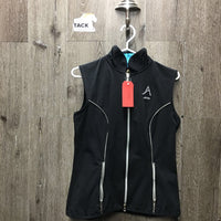 Light Technical Vest, zipper *gc, mnr bubbles, seam puckers, faded, older
