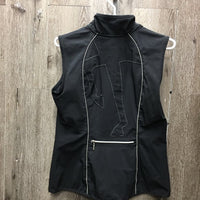 Light Technical Vest, zipper *gc, mnr bubbles, seam puckers, faded, older
