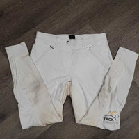 Full Seat Sticky Breeches *gc, stains, curled inner waist, v.stained & discolored legs & seats

