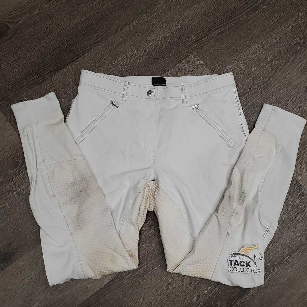 Full Seat Sticky Breeches *gc, stains, curled inner waist, v.stained & discolored legs & seats