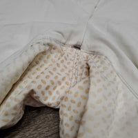 Full Seat Sticky Breeches *gc, stains, curled inner waist, v.stained & discolored legs & seats
