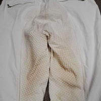 Full Seat Sticky Breeches *gc, stains, curled inner waist, v.stained & discolored legs & seats
