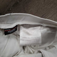 Full Seat Sticky Breeches *gc, stains, curled inner waist, v.stained & discolored legs & seats
