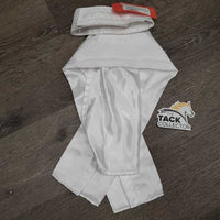 Dressage Stock Tie, attached velcro collar, xsm brooch *vgc, mnr seam puckers & rubs
