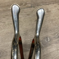 Light Dressage RowelSpurs *vgc, clean, scratches, scuffs, rubs
