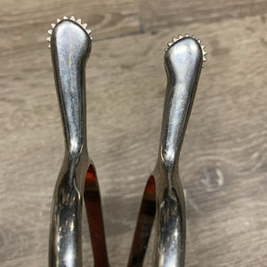 Light Dressage RowelSpurs *vgc, clean, scratches, scuffs, rubs