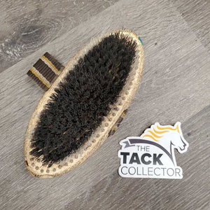 Body Brush, handle *fair, missing bristles, stains, dirt, older