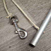 Humane Aluminum Twitch, string, snap *gc, clean, scratches, scrapes, dirty/stained string