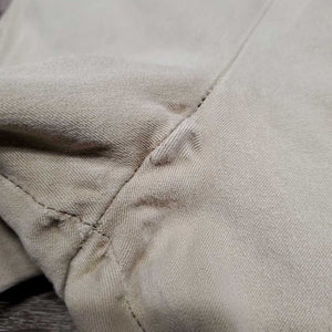 Breeches *fair, older, v.puckered knees & seat, seam puckers, discolored seat & legs