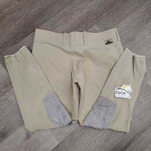 Breeches *fair, older, v.puckered knees & seat, seam puckers, discolored seat & legs