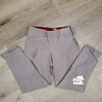 Side Zip Breeches *fair/poor, shrunk, v.puckered legs, faded, undone stitching, stains
