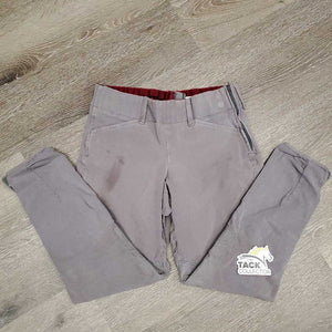 Side Zip Breeches *fair/poor, shrunk, v.puckered legs, faded, undone stitching, stains