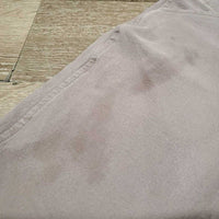 Side Zip Breeches *fair/poor, shrunk, v.puckered legs, faded, undone stitching, stains