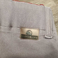 Side Zip Breeches *fair/poor, shrunk, v.puckered legs, faded, undone stitching, stains
