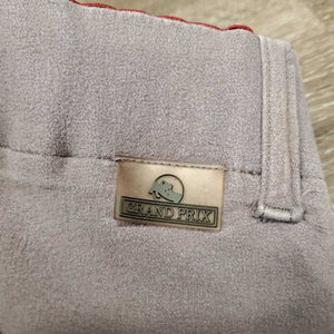 Side Zip Breeches *fair/poor, shrunk, v.puckered legs, faded, undone stitching, stains