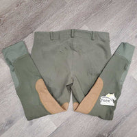 Euroseat Breeches *gc, faded, repaired/rough seam, seam puckers, stained seat & legs