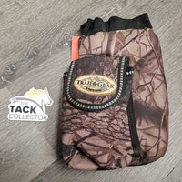 Small Trail Bag *fair, dirt, hair, unstitched seam & strap, stretched & thin elastic, edge rubs
