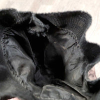 Small Trail Bag *fair, dirt, hair, unstitched seam & strap, stretched & thin elastic, edge rubs