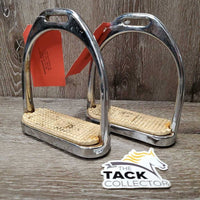 Hvy Stirrup Irons, grips *vgc/gc, dirty grips, mnr scuffs, scratches & rust
