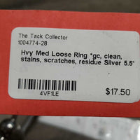 Hvy Med Loose Ring *gc, clean, stains, scratches, residue
