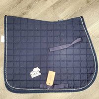 Quilt Jumper Saddle Pad *gc, v. pilly, threads, dingy underside, puckers, mnr hair
